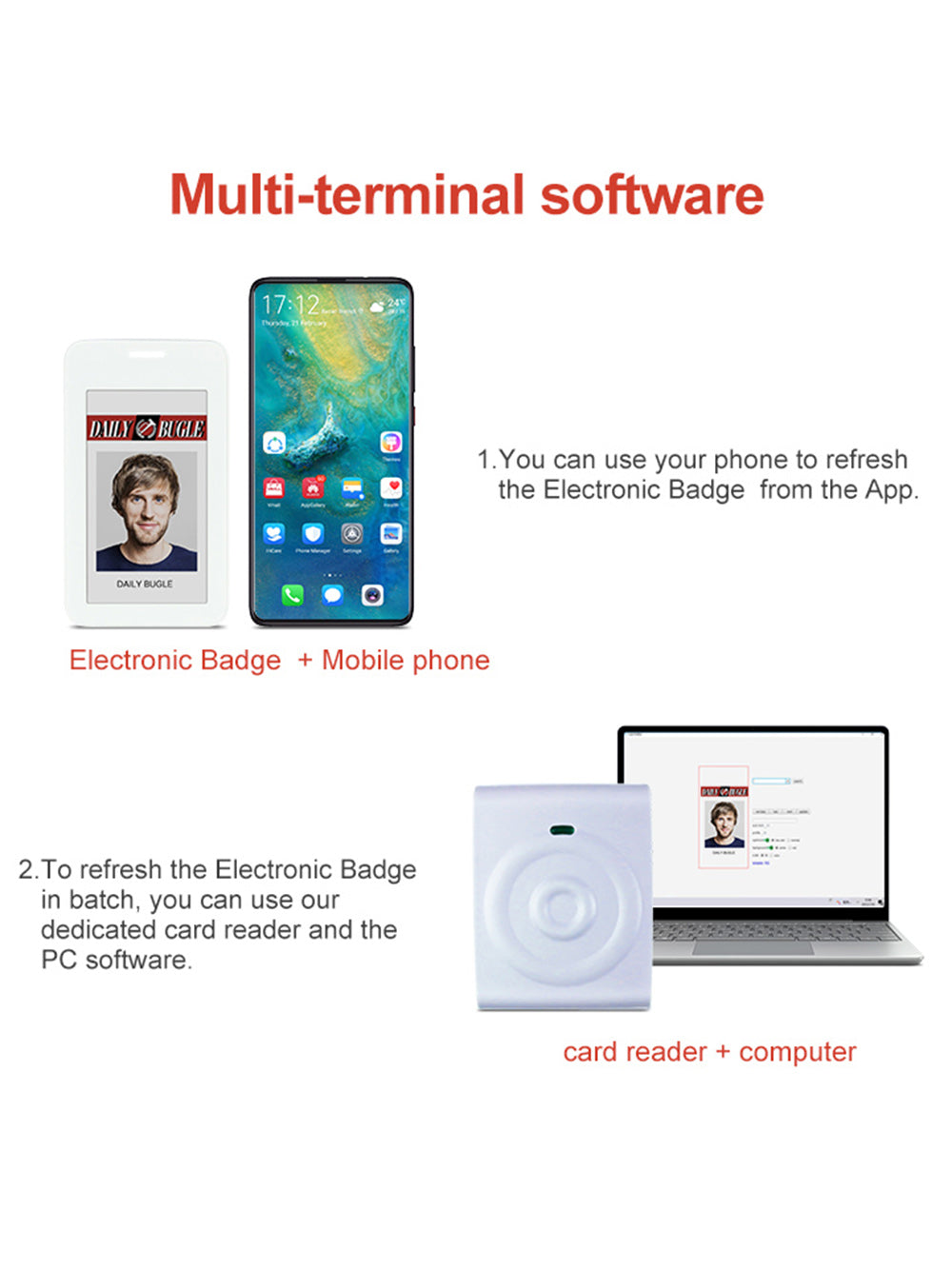Advantages of the 3.7-Inch NFC E-Paper Nameplate Over Traditional Badges