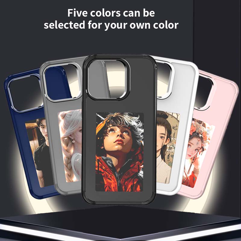 Samsung S24 Ultra /iphone13-15 Case 4 Colors AI Eink Case Display Picture Changeable Battery Free NFC e ink Case